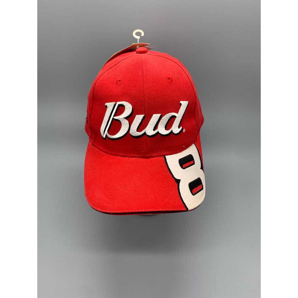 Winners Circle Dale Earnhardt Jr Budweiser #8 NASCAR Red Racing‎ hat Mens OSFA
